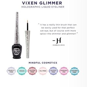 Pretty Vulgar | Vixen Glimmer Holographic Liquid Eyeliner